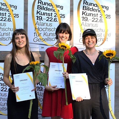 Würdigung für herausragende künstlerische Arbeiten