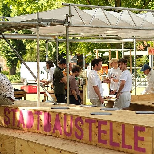 „Stadtbaustelle“ am Bonner Chlodwigplatz „Stadtbaustelle“ gewinnt renommierten BDA Masters-Preis