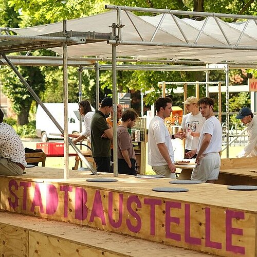 „Stadtbaustelle“ am Bonner Chlodwigplatz Die „Stadtbaustelle“ bleibt!