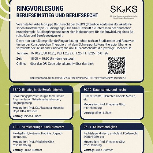Ringvorlesung - Kunsttherapie